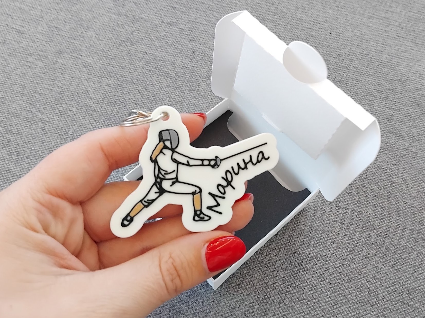 Ключодържател със силует и име - Image 13