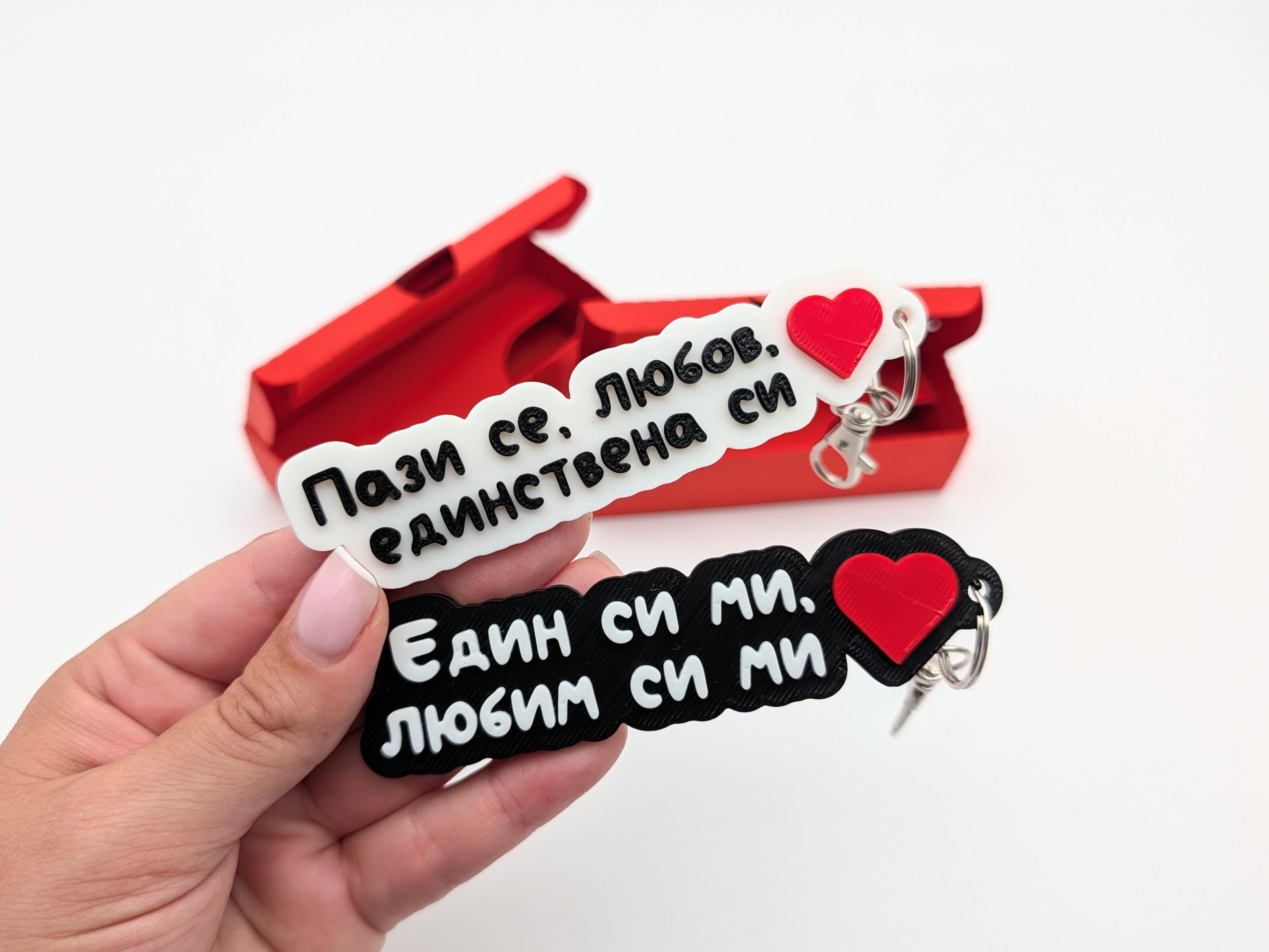 Ключодържател на два реда с емоджи