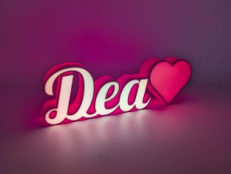 Светещa табела с име или дума