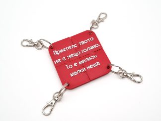 Пъзел с послание от ключодържатели