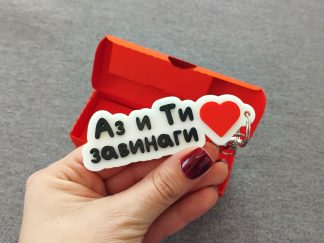 Ключодържател на два реда с емоджи