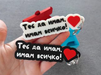 Ключодържател на два реда с емоджи