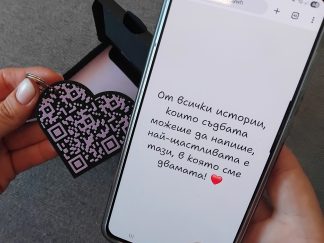 Ключодържател с QR код