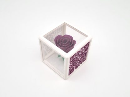 QR cube - кубче с цвете - Image 3