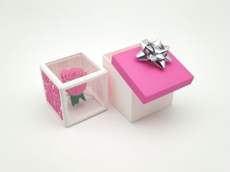 QR cube - кубче с цвете