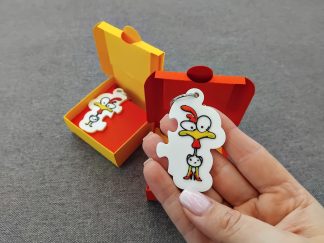 Двойка допълващи се ключодържатели